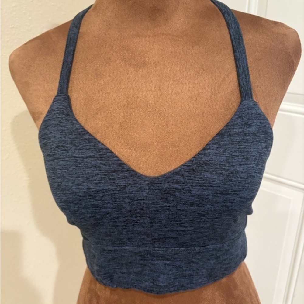 JoyLab Heathered Navy Sports Bra